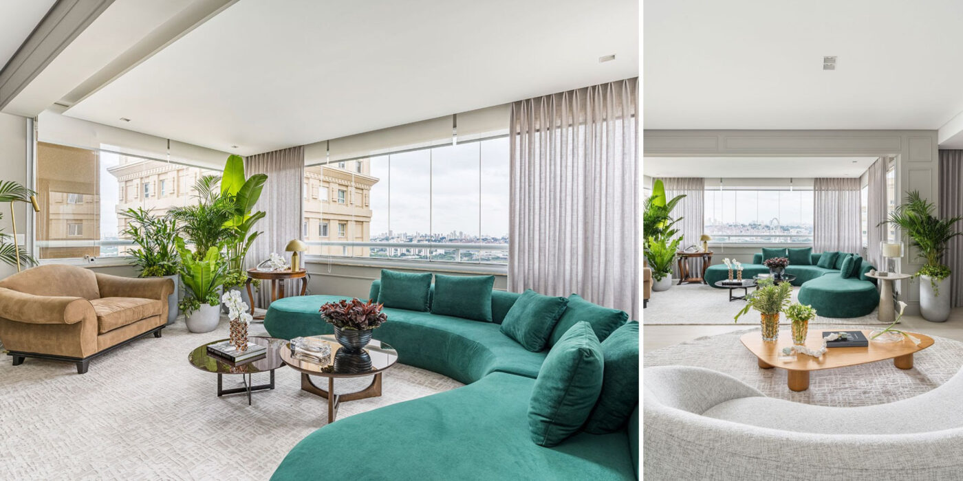 Sofá colorido na sala de estar? A resposta é sim!