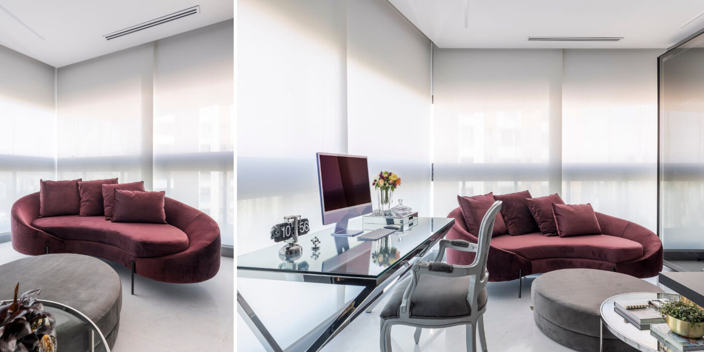 Sofá colorido na sala de estar? A resposta é sim!