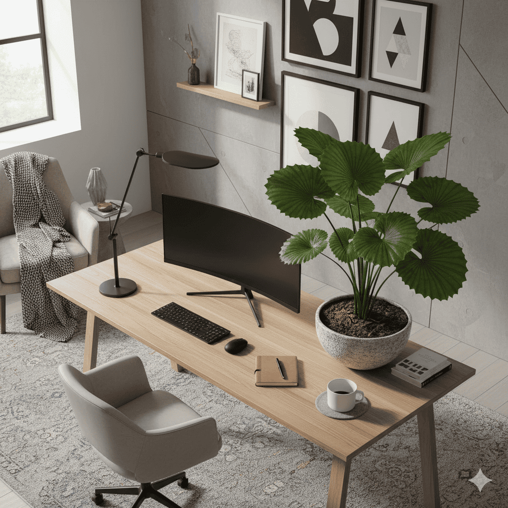 Plantas grandes para o escritório: 7 espécies que transformam o ambiente de trabalho