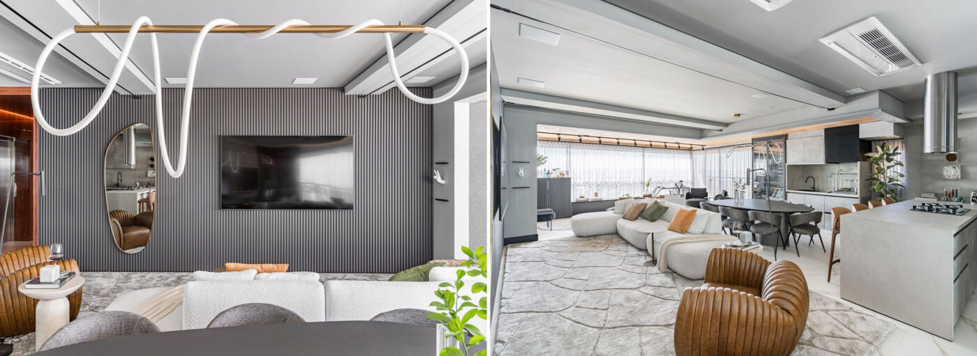 Vista panorâmica da cidade norteou o projeto de reforma deste apartamento paulistano no 41° andar