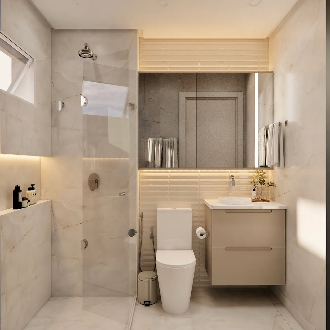 Banheiro pequeno decorado: soluções que transformam espaço em estilo