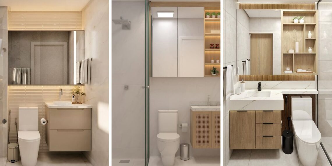 Banheiro pequeno decorado: soluções que transformam espaço em estilo