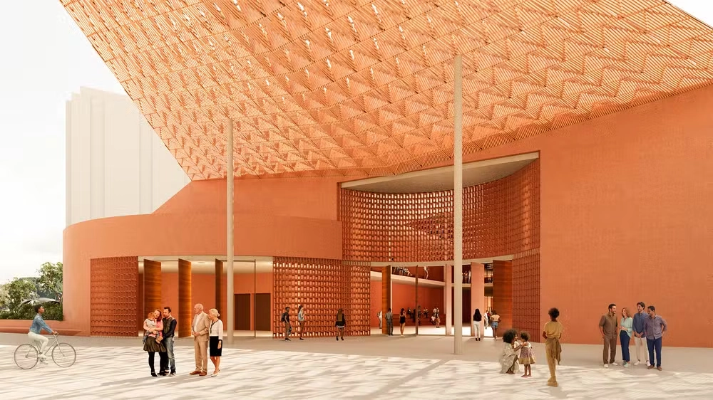 Biblioteca dos Saberes: Francis Kéré estreia no Brasil com projeto monumental no coração do Rio