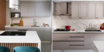 Com a cozinha cada vez mais integrada à área social, o cooktop ganha força por tornar o visual do ambiente mais clean e elegante, além de otimizar espaço e resultar em praticidade. Projeto: Rosangela Pena Arquitetura | Fotos: Sidney Doll