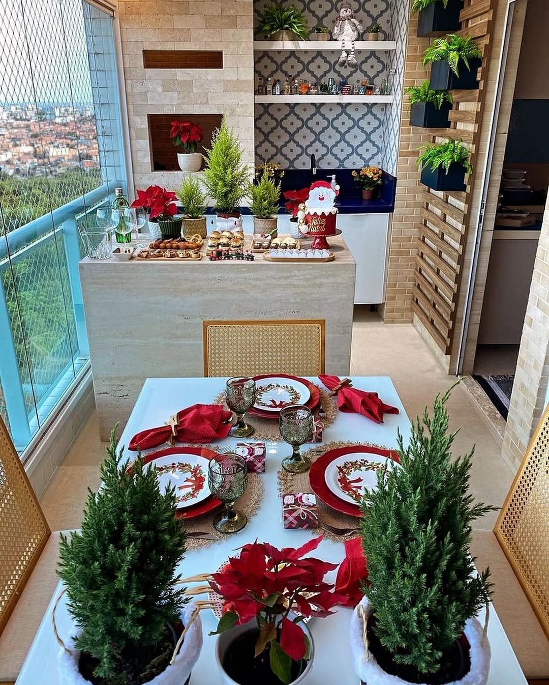 Decoração de Natal para Varanda: o guia para criar um cantinho acolhedor e festivo