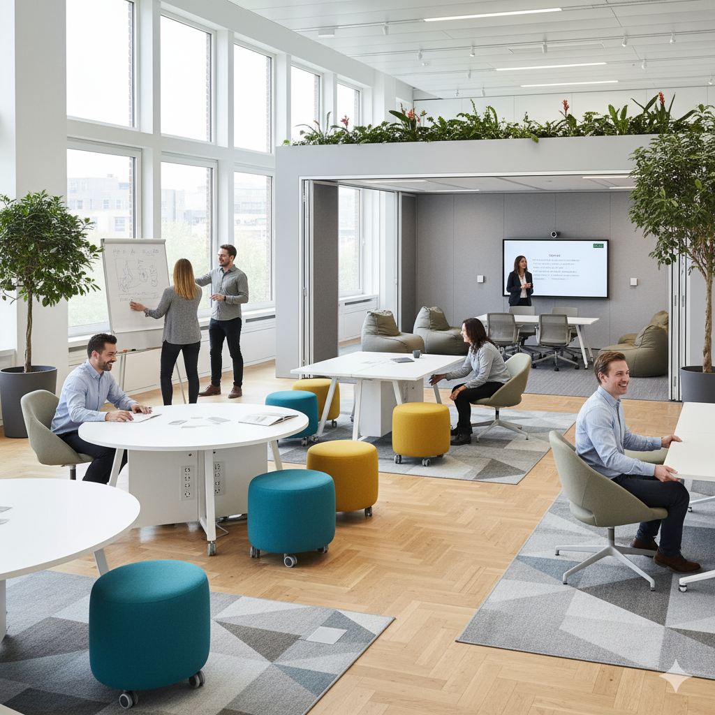 Tendências de design corporativo: como os escritórios serão repensados em 2026