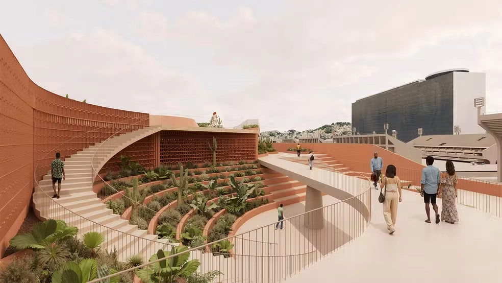 Biblioteca dos Saberes: Francis Kéré estreia no Brasil com projeto monumental no coração do Rio