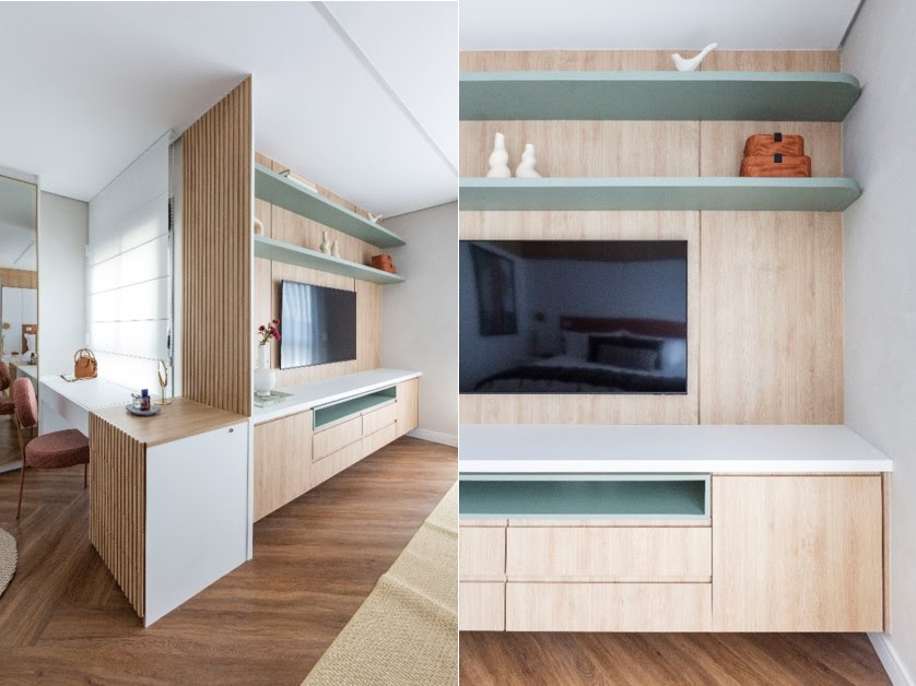 Parede em frente à cama: inspiração e ideias para aproveitar essa área do quarto com criatividade