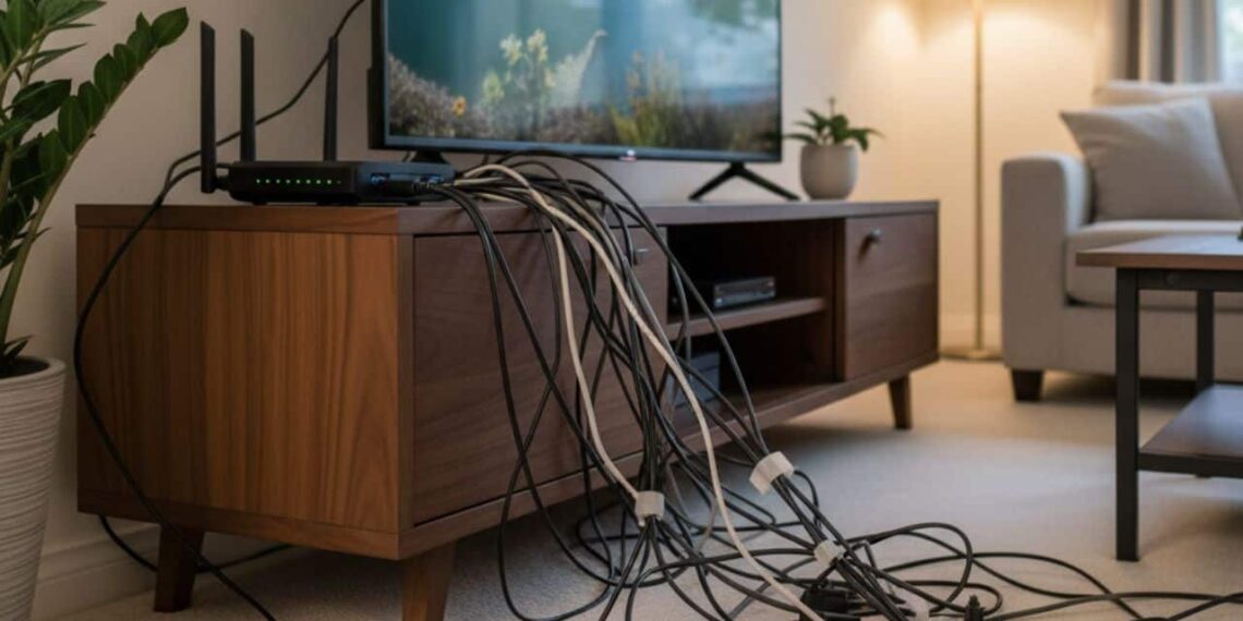 Cabos e fios à mostra? Veja como integrar a tecnologia à decoração com elegância