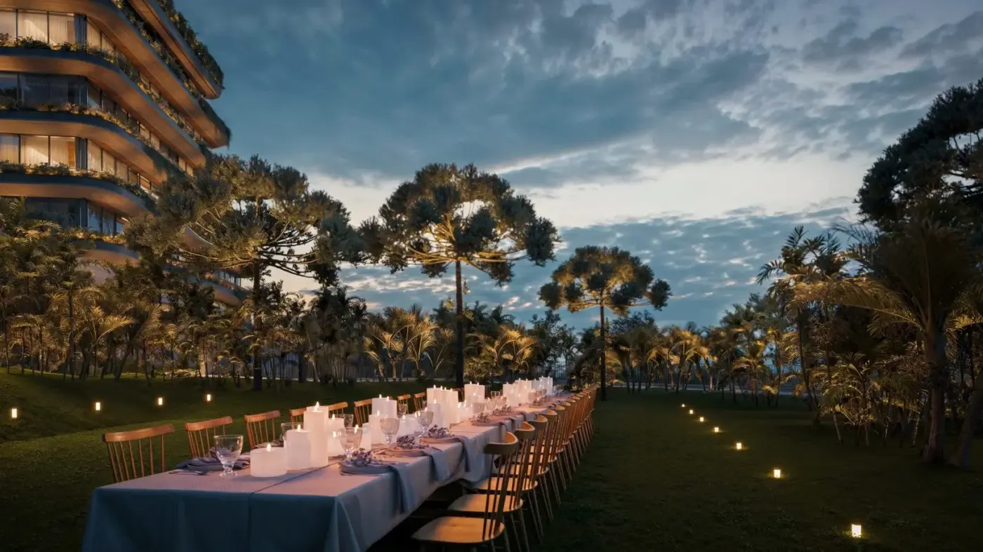 O que tem no prédio mais caro de Curitiba? Cascatas, bosque privativo e apartamentos de 1.500m²