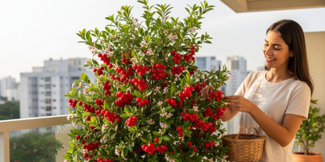 Acerola é a fruta perfeita para unir paisagismo, saúde e cultivo fácil em casa