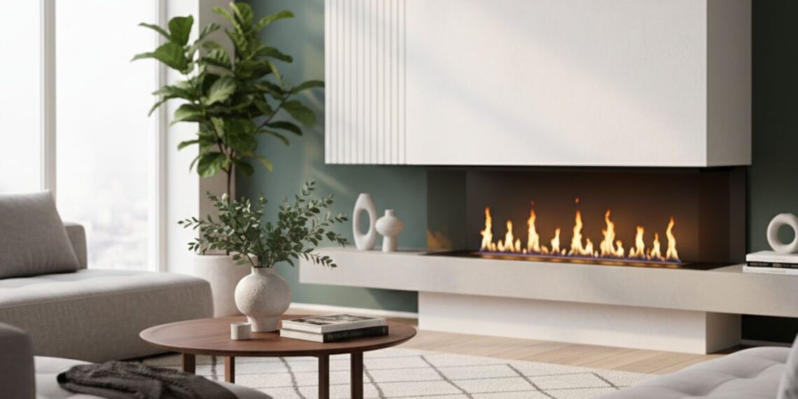 O charme das lareiras ecológicas na decoração atual