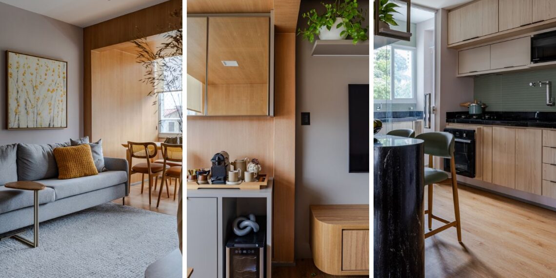 Apartamento de 80 m² em Salvador vira refúgio afetivo para mãe e duas filhas