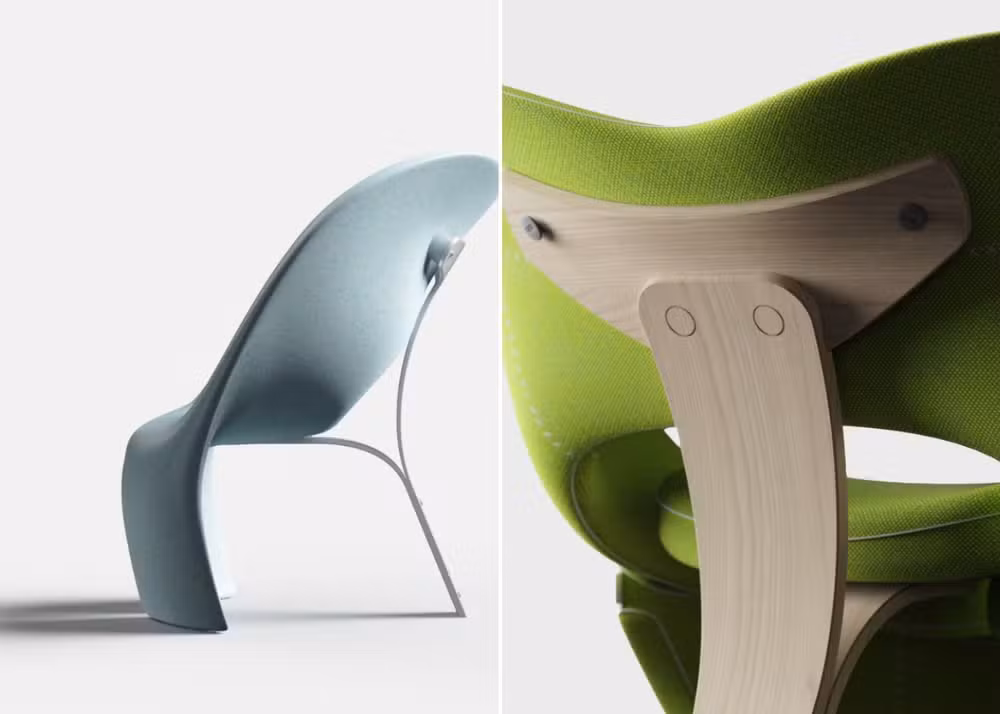 Cadeira que imita a pelve humana redefine ergonomia e estética no design sul-coreano