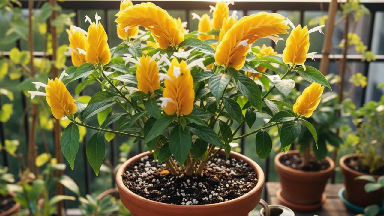 Quer beija-flores na janela? Saiba como cultivar o Camarão Amarelo, a planta que floresce quase o ano todo