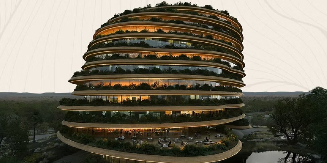 Prédio inspirado em cupinzeiros revoluciona arquitetura em Cuiabá