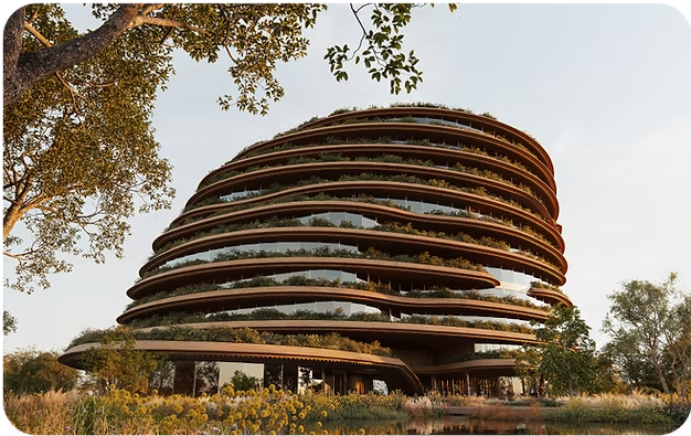 Prédio inspirado em cupinzeiros revoluciona arquitetura em Cuiabá