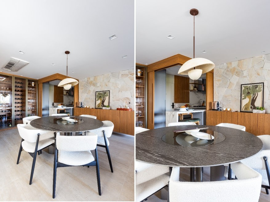 O triunfo das mesas redondas nos projetos de interiores