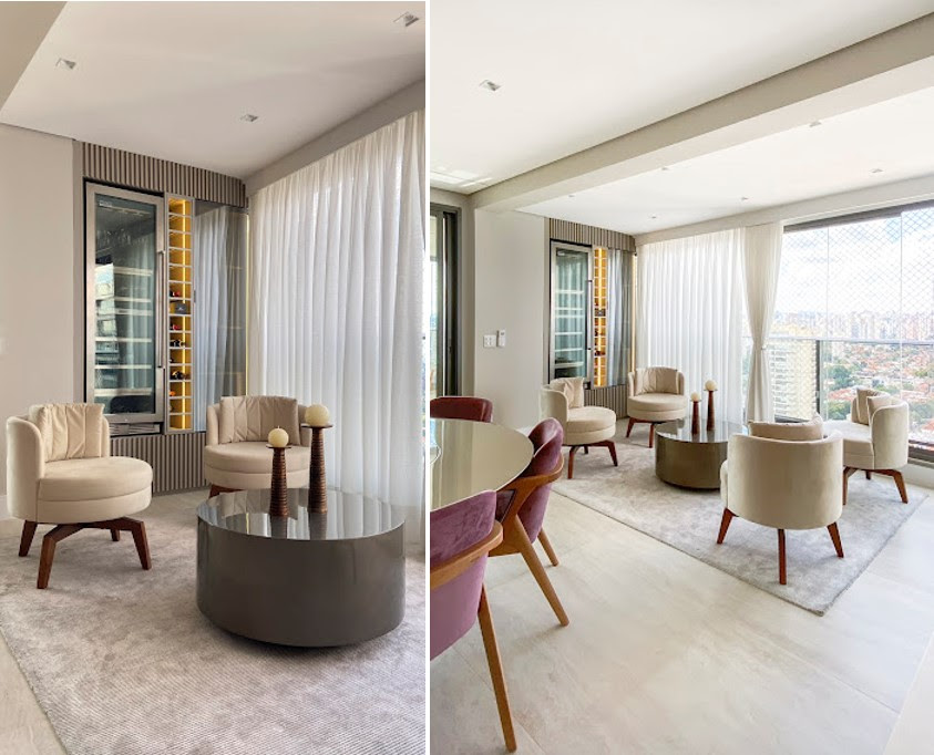 O triunfo das mesas redondas nos projetos de interiores