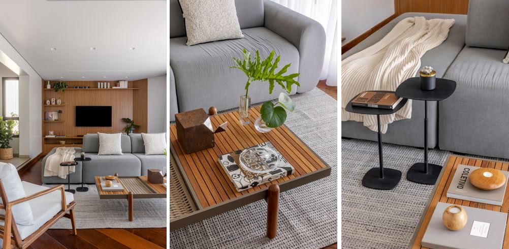 Reforma transforma apartamento alugado em lar moderno