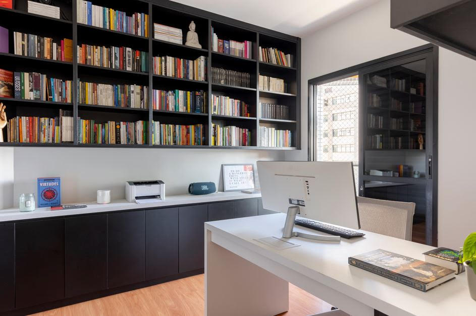 Reforma transforma apartamento alugado em lar moderno