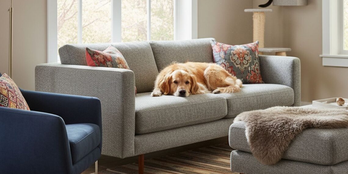 Tecidos pet-friendly: como escolher materiais que resistem aos pets sem perder estilo