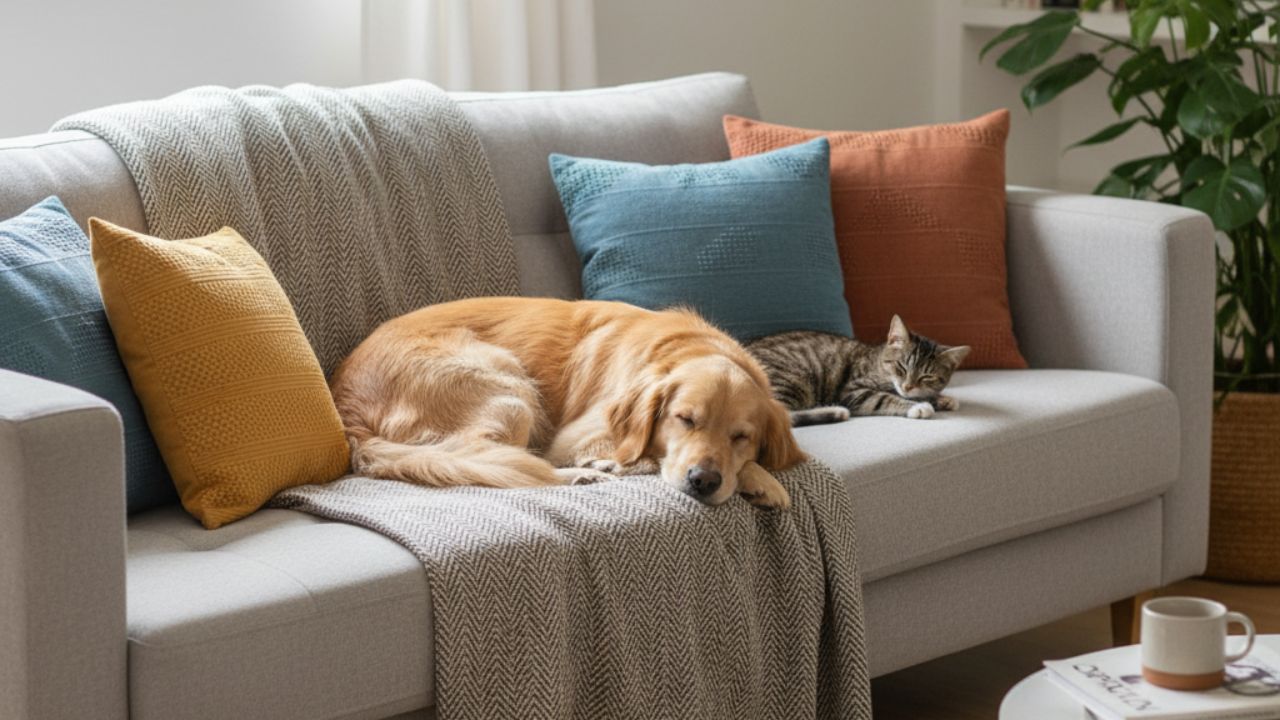 Tecidos pet-friendly: como escolher materiais que resistem aos pets sem perder estilo