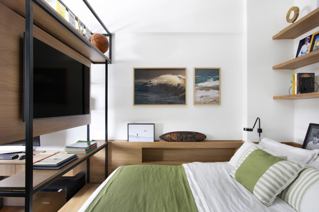 Apartamento voltado para a Lagoa aposta na fluidez dos espaços para criar um novo jeito de morar