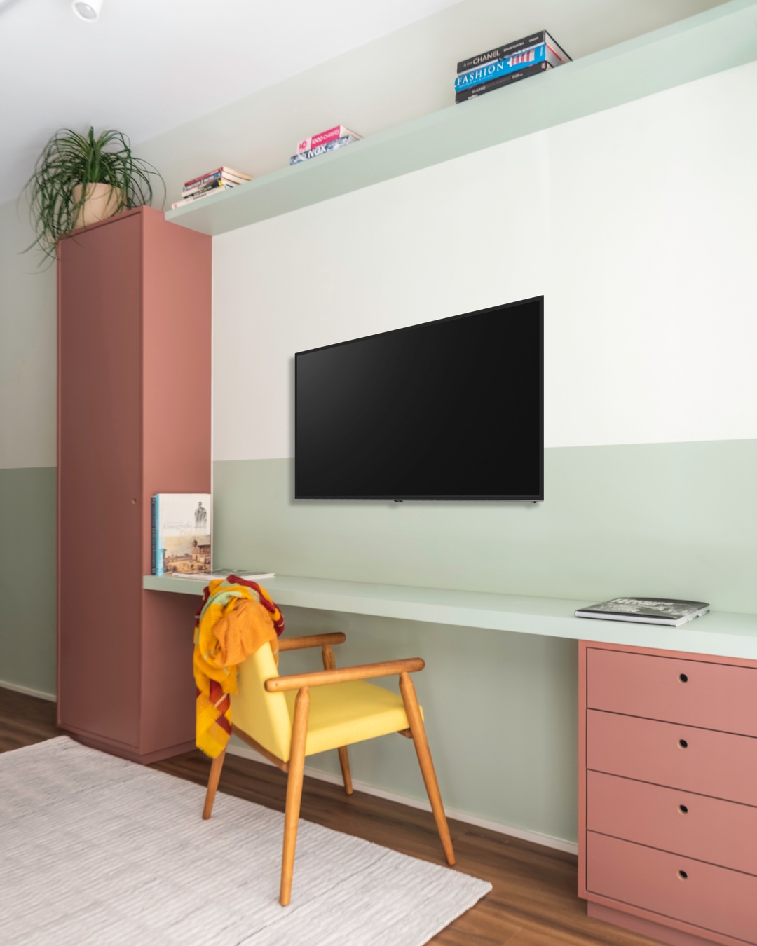 Apartamento de 49 m² Ganha Vida Própria com Design Inteligente para Aluguel de Longa Duração