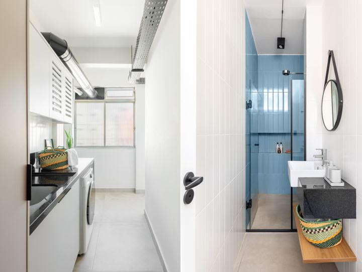 Apartamento antigo é renovado com estética contemporânea e toques industriais