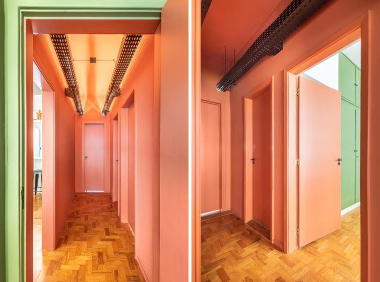 Apartamento antigo é renovado com estética contemporânea e toques industriais