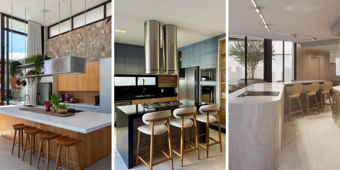 Espaço gourmet: ideias que unem estética, conforto e convivência