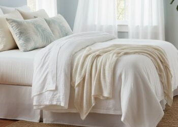 Tecidos leves para uma cama fresca e elegante no verão