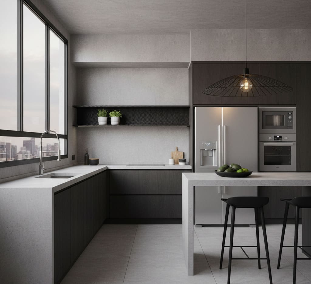 Revestimentos para cozinha: as escolhas que estão substituindo o azulejo tradicional