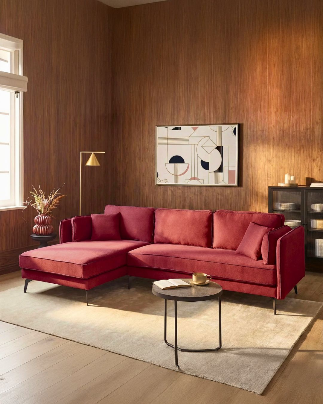 Earthy Vibrancy na decoração: a combinação de cores e materiais que acalma a mente