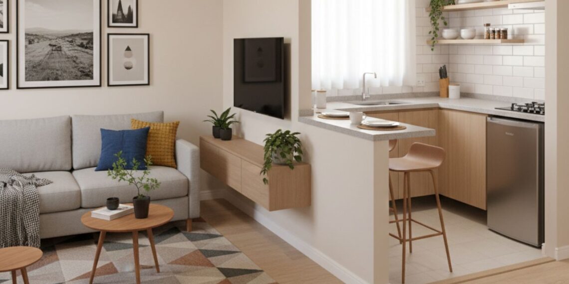 Decoração de sala pequena