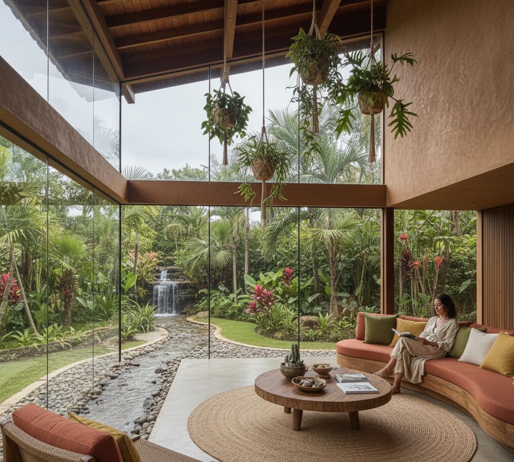 Design Biofílico na Arquitetura: Como Trazer a Natureza para Dentro de Casa e Transformar Seu Bem-Estar