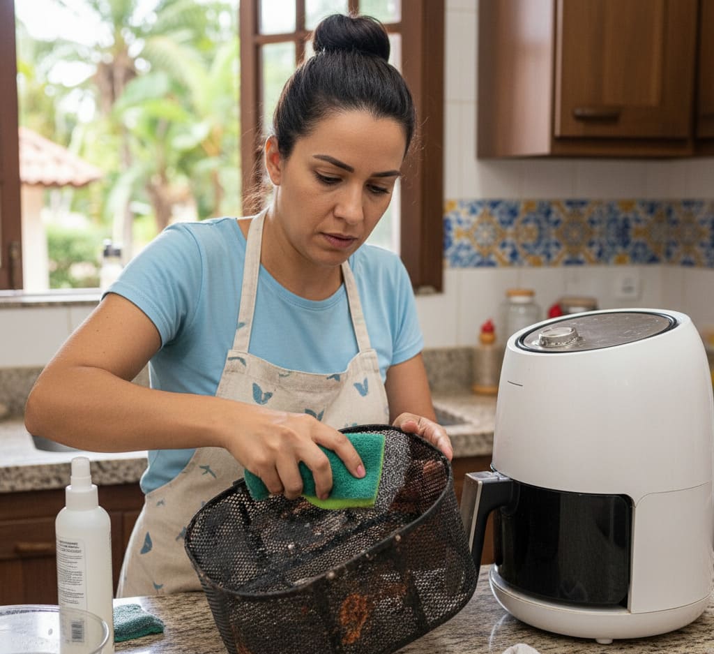 Você pode estar limpando sua air fryer errado (e isso custa caro)