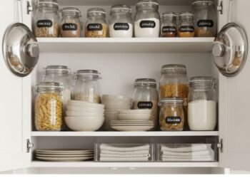 Como organizar armário de cozinha pequeno e ganhar funcionalidade no dia a dia