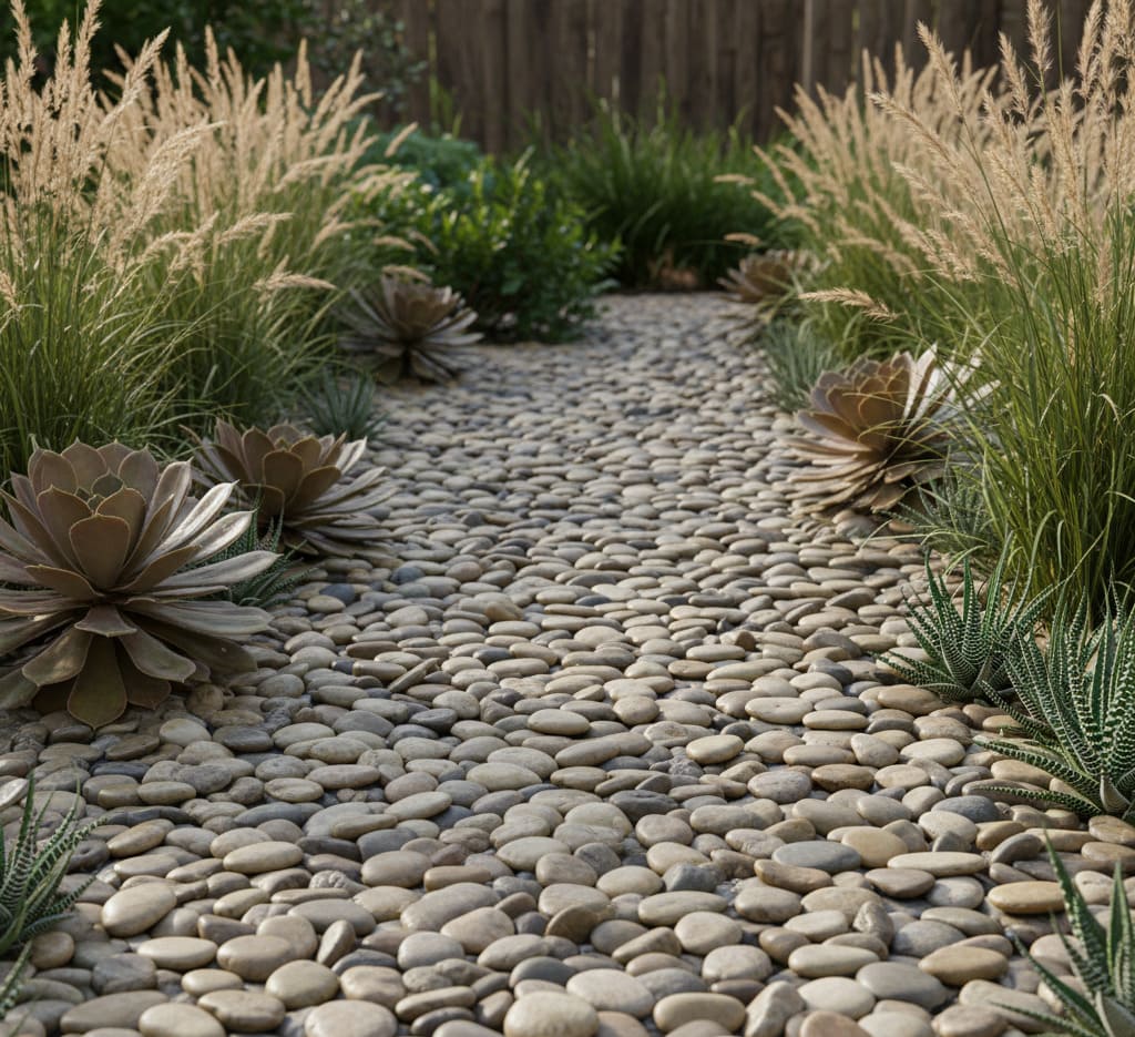 Como usar pedras no jardim para criar caminhos, bordas e composições encantadoras