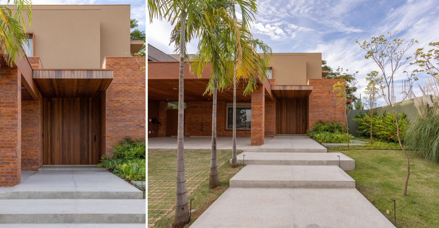 A porta de entrada como cartão de visitas da casa 
