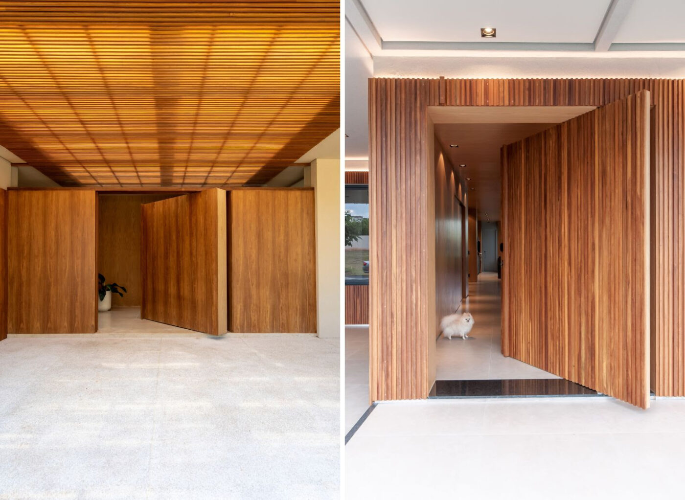 A porta de entrada como cartão de visitas da casa 