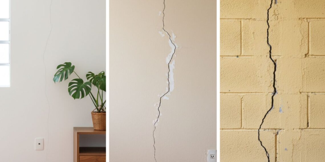 Fissuras, trincas e rachaduras: diferenças técnicas que todo proprietário precisa conhecer