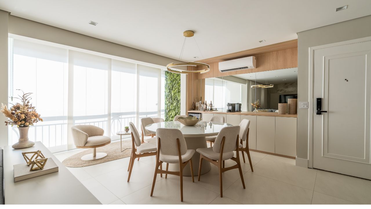 Mesa de jantar ideal: como escolher o formato e o tamanho certo para cada sala