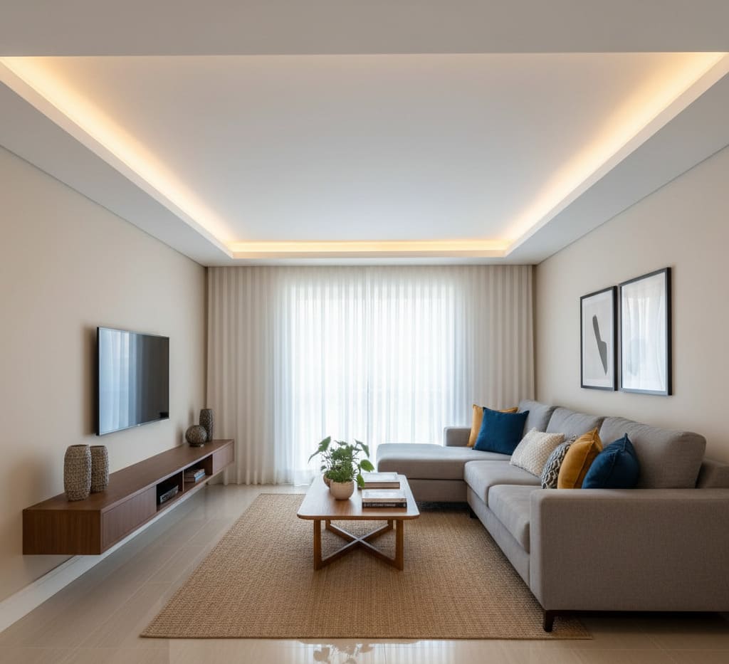 5 Razões para Colocar Sanca de Gesso na Sua Sala de Estar (e Nunca Mais Querer Tirar)