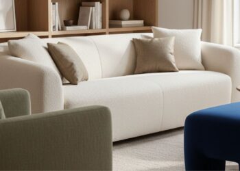 Móveis estofados: como o tecido certo muda completamente a leitura do ambiente