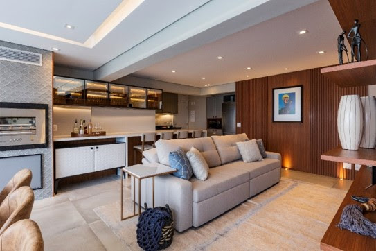 Sofá-ilha ou sofá-retrátil? O que muda no conforto e no visual da sala