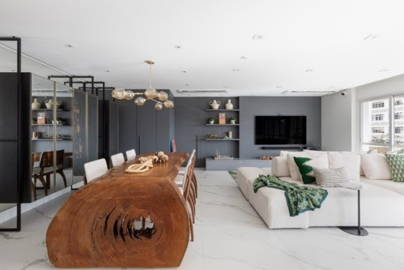 Sofá-ilha ou sofá-retrátil? O que muda no conforto e no visual da sala