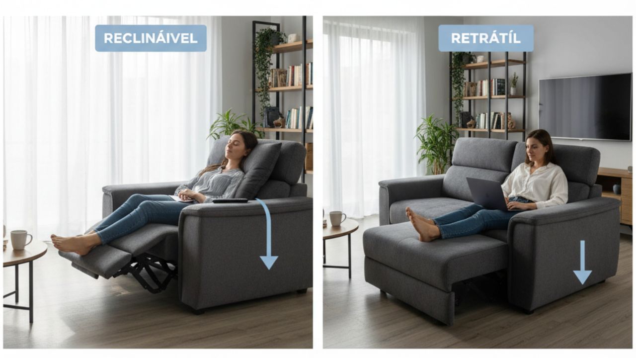 Sofá reclinável: realmente vale o investimento?