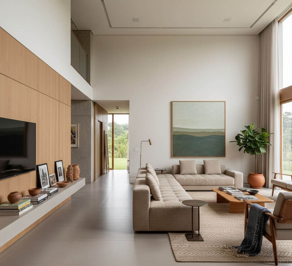 Truque das camadas: por que interiores bem resolvidos nunca são feitos de uma vez